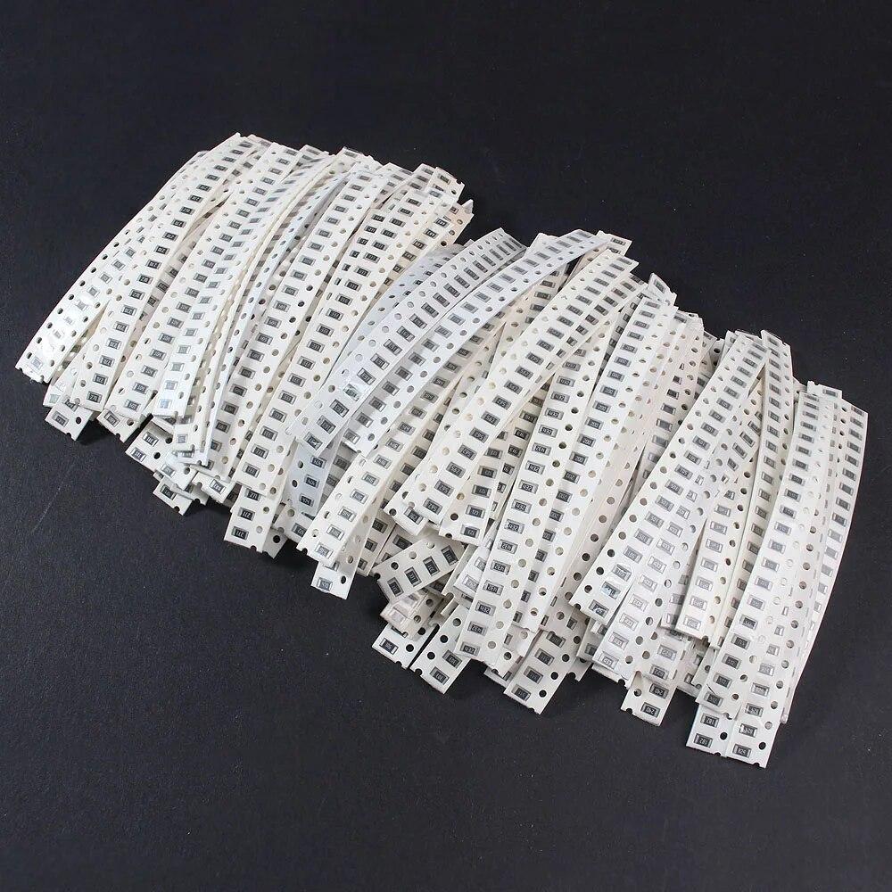 146 Valori*20buc=2920BUC 0805 1206 Kit asortiment de rezistențe noi 1R~1M ohm Kit de probă, pachet asortat de rezistențe SMD 5%