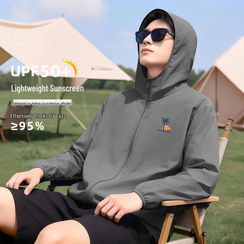 Xuezongfei Men s 2026 Lightweight Hooded Sun Protection Jacket M