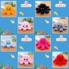 Cute And Colorful Reversible Octopus Plush Doll Perfect For Kids Birthdays And Gifts