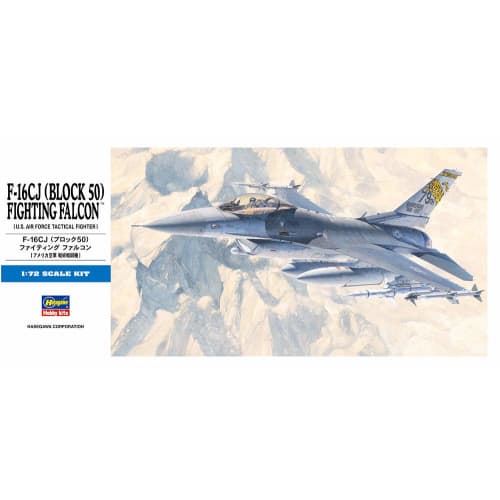 Hasegawa 1/72 US Air Force F-16CJ Block 50 Fighting Falcon Plastic Model D18
