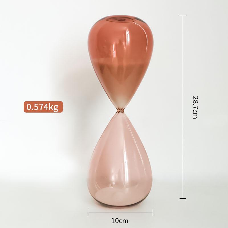 Hourglass Timer European Minimalist Creative Glass Water Drop Desktop Home Decor Ornament Gift