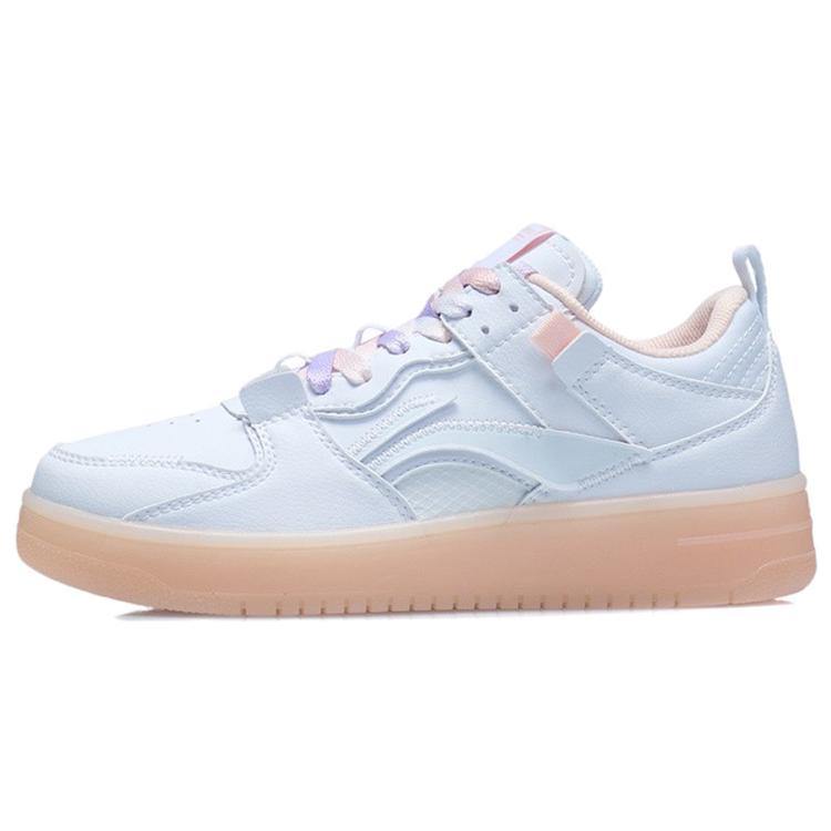 New LiNing Layer Pro Coverage Warm Slip Resistant Low Top Skateboard Shoes Women's White AGCR314-1