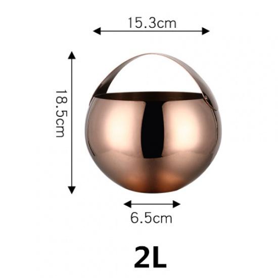 Golden Ice Bucket Creative Whisky Pivo Led Bucket Bar Nářadí na víno Nápoje Chladnička na víno Přenosná lednice na pivo držák na víno led