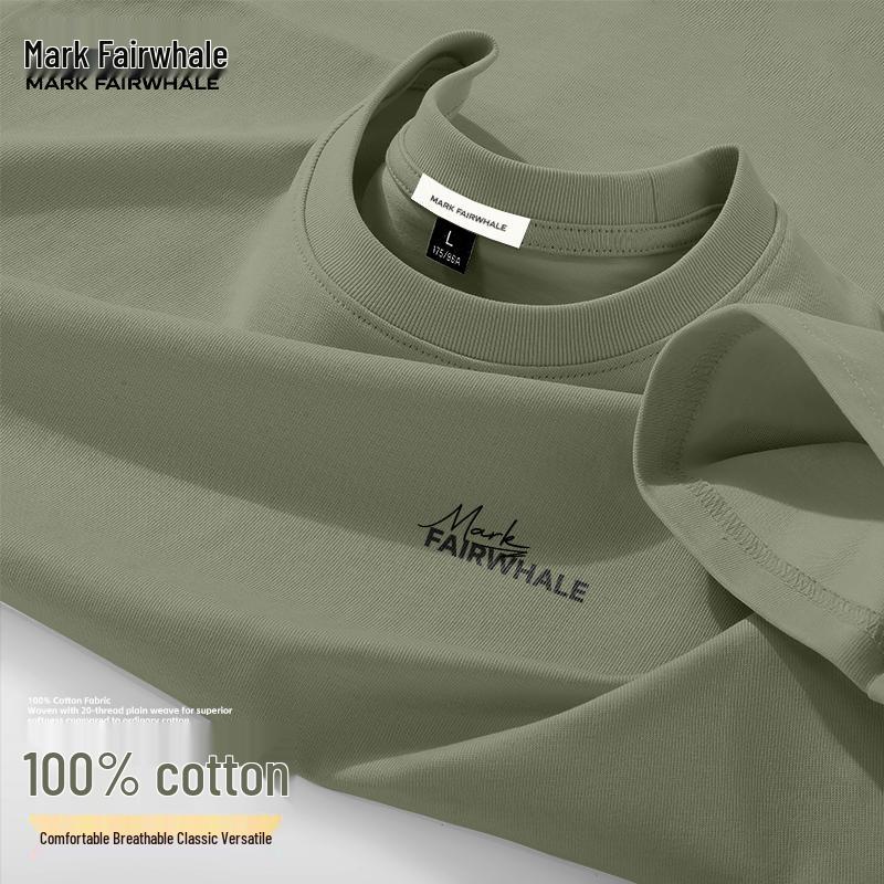 Mark Fairwhale Men's Casual Cotton Short Sleeve T-Shirt