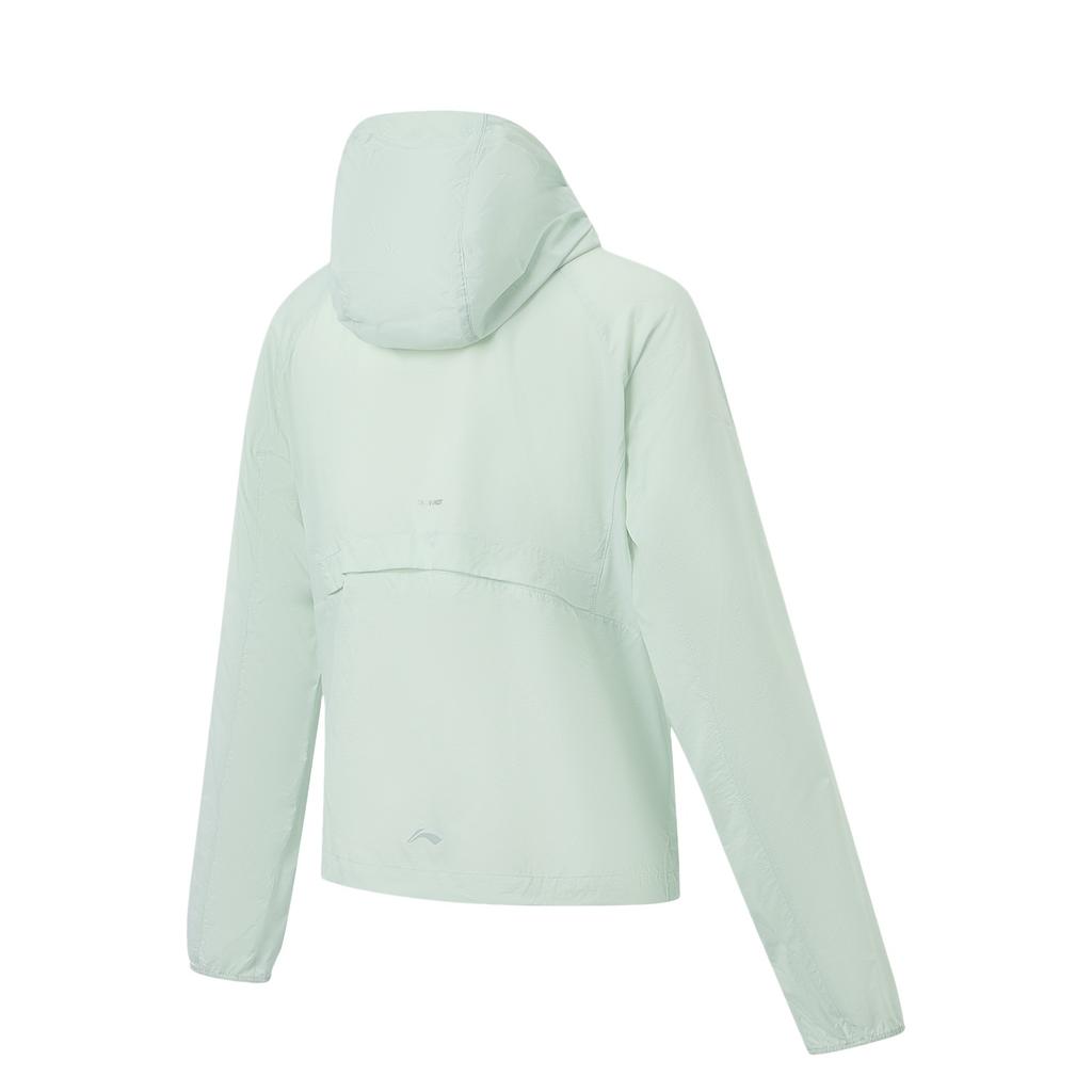 Li Ning Fitness Series Casual Hooded Letter Logo Sun Protection Jacket Women Jackets AFDW734-6