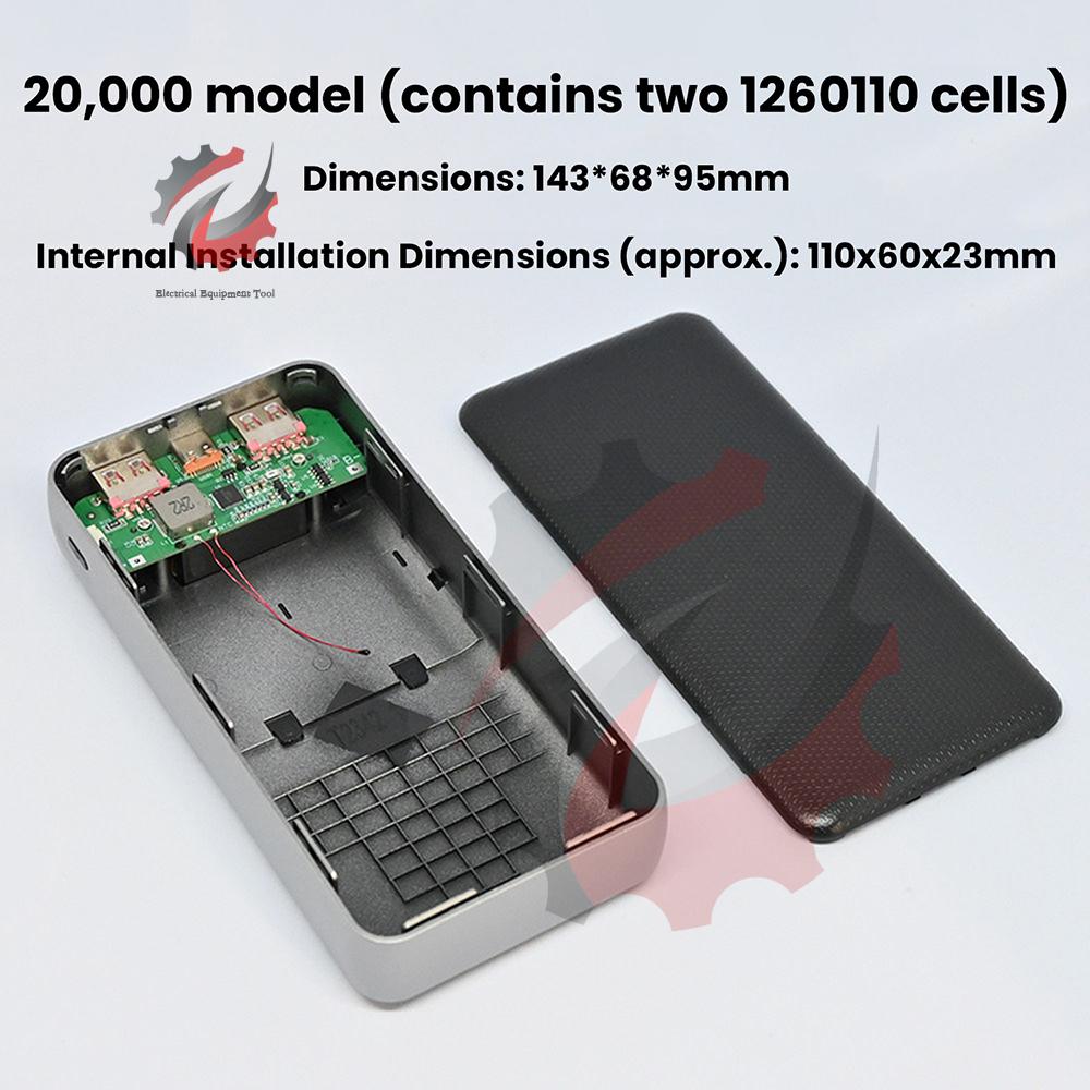 3.7V PD/QC/VOOC Type-C 22.5W Fast Charging Module TFT Color Screen Digital Tube Display Fast Charging Mobile Power Motherboard
