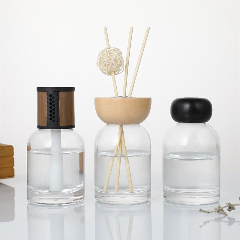 Glass Bell-shaped Aromatherapy Diffuser Bottle for Home & Hotel Use