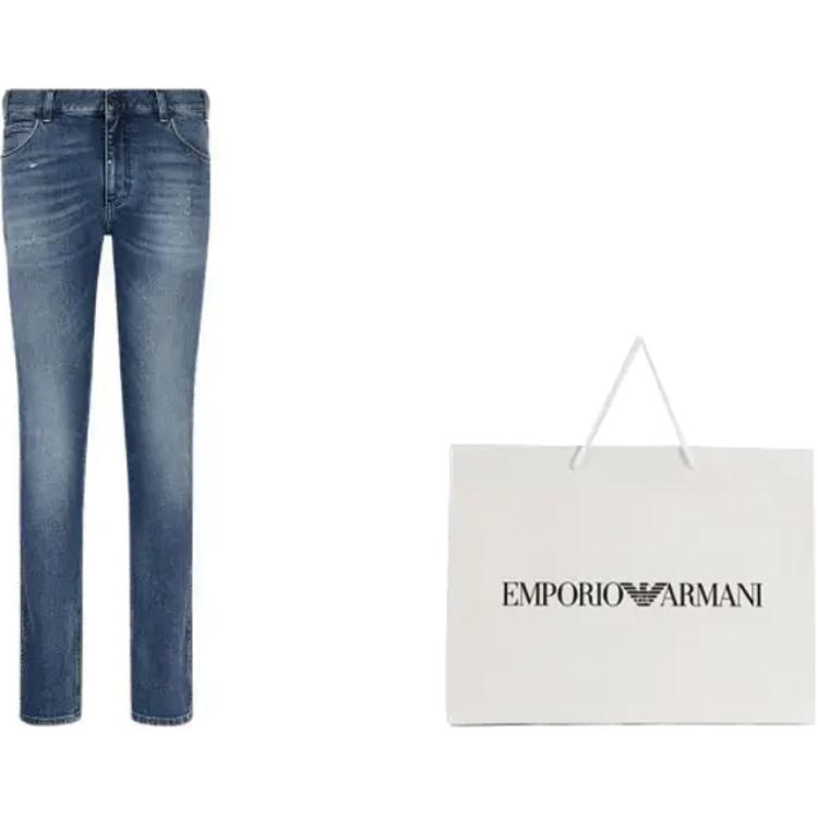 Emporio Armani FW22 Jeans Men's Blue 6L1J16-1DS4Z-0942