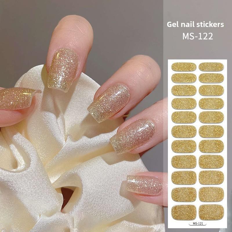 Nail Polish Stickers Without Baking, Nail Polish Glue, Nail Stickers for Manicure