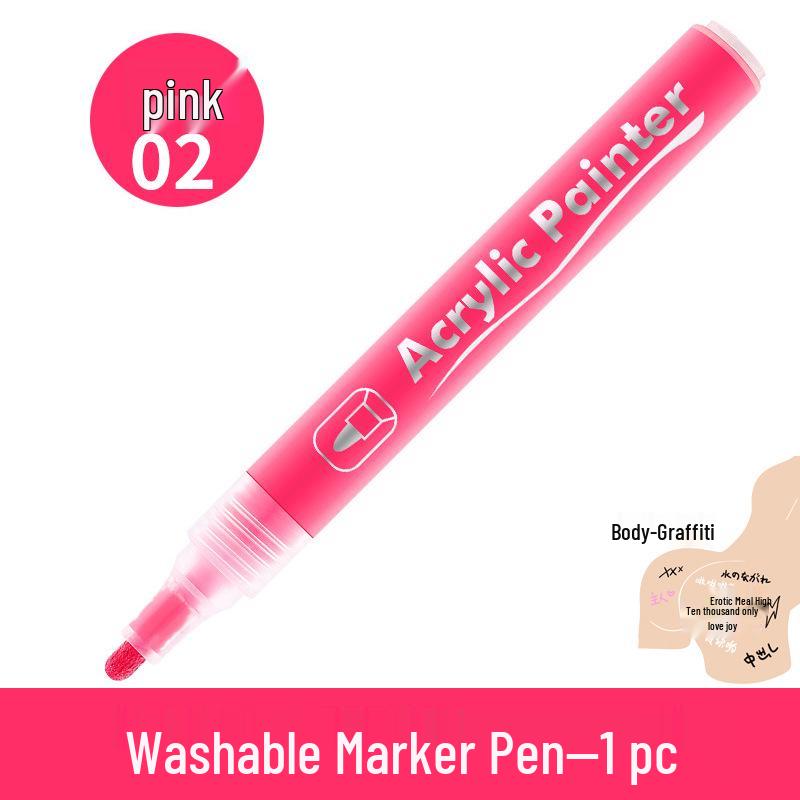 Couple's Erotic Graffiti Body Marker: DIY Erasable Pen for Intimate Body Art