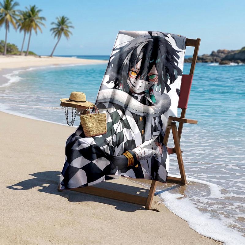 Mitsuri Iguro Fashion Beach Towel: Ideal for Summer Adventures Soft, absorbent and quick drying suitable for swimming and bathing