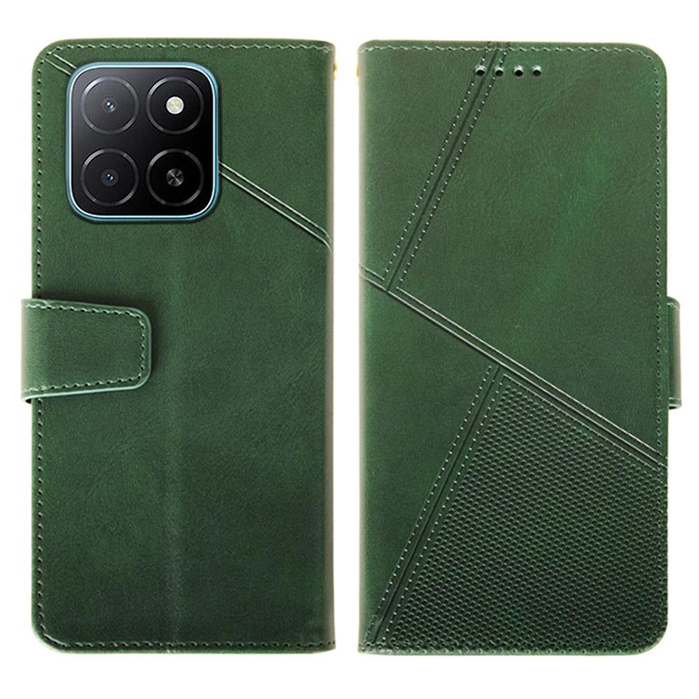 IDEWEI For Honor X5b Case Leather Wallet Phone Cover Stand Calf Texture