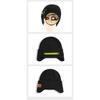 Wireless Bluetooth 5.4 Music Beanie Hat with Reflective Stripe, Waterproof Noise Reduction Stereo Headphones for Outdoor Sports