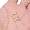 100pcs/lot 2 mm High Quality Copper Spacer Bead Square Loose Beads Big Hole for Jewelry Making Bracelet DIY Accessories supplies