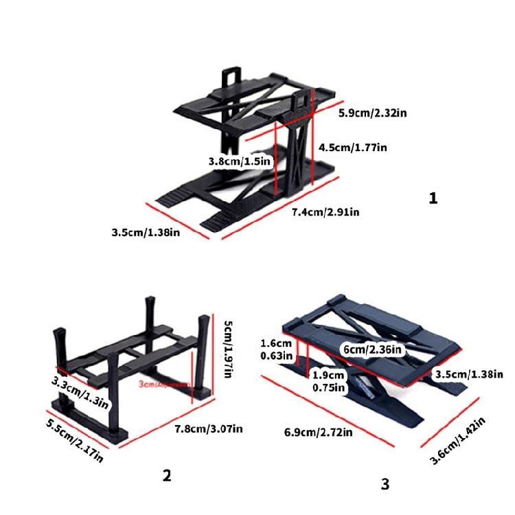 Model Vehicle Garage 2 Level Organization Stand 1/64 Scale Car Model Display Rack Assembly Kits Stable Showcase Platform