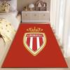 Red Carpet with AS Monaco Logo suitable as a non-slip mat for the living room or bedroom sofa