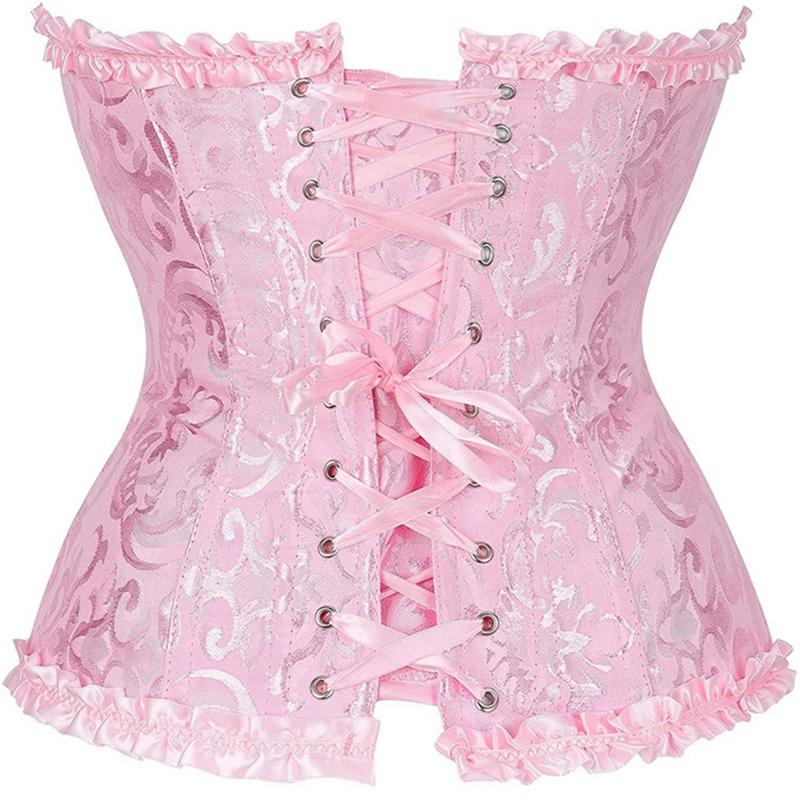 Women Corsets Abdominal Support Bustiers Shapewear with Thongs