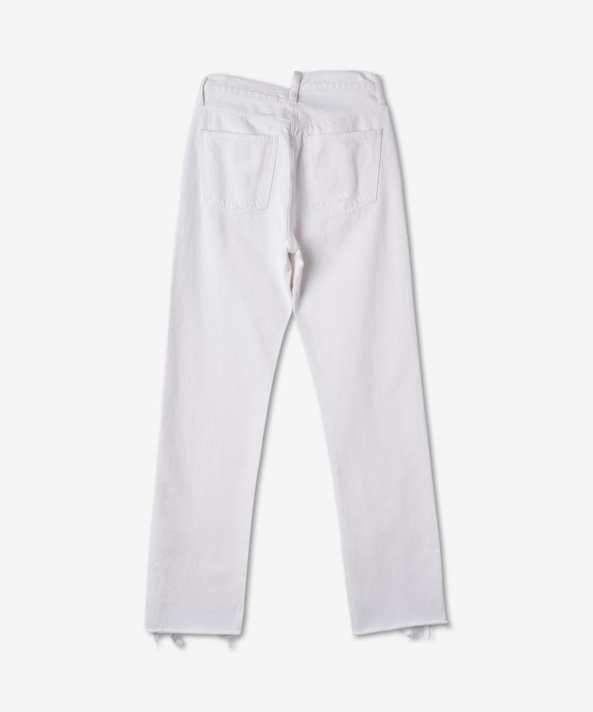 AGOLDE Criss Cross Denim Pants - White / A90371183Elmnt