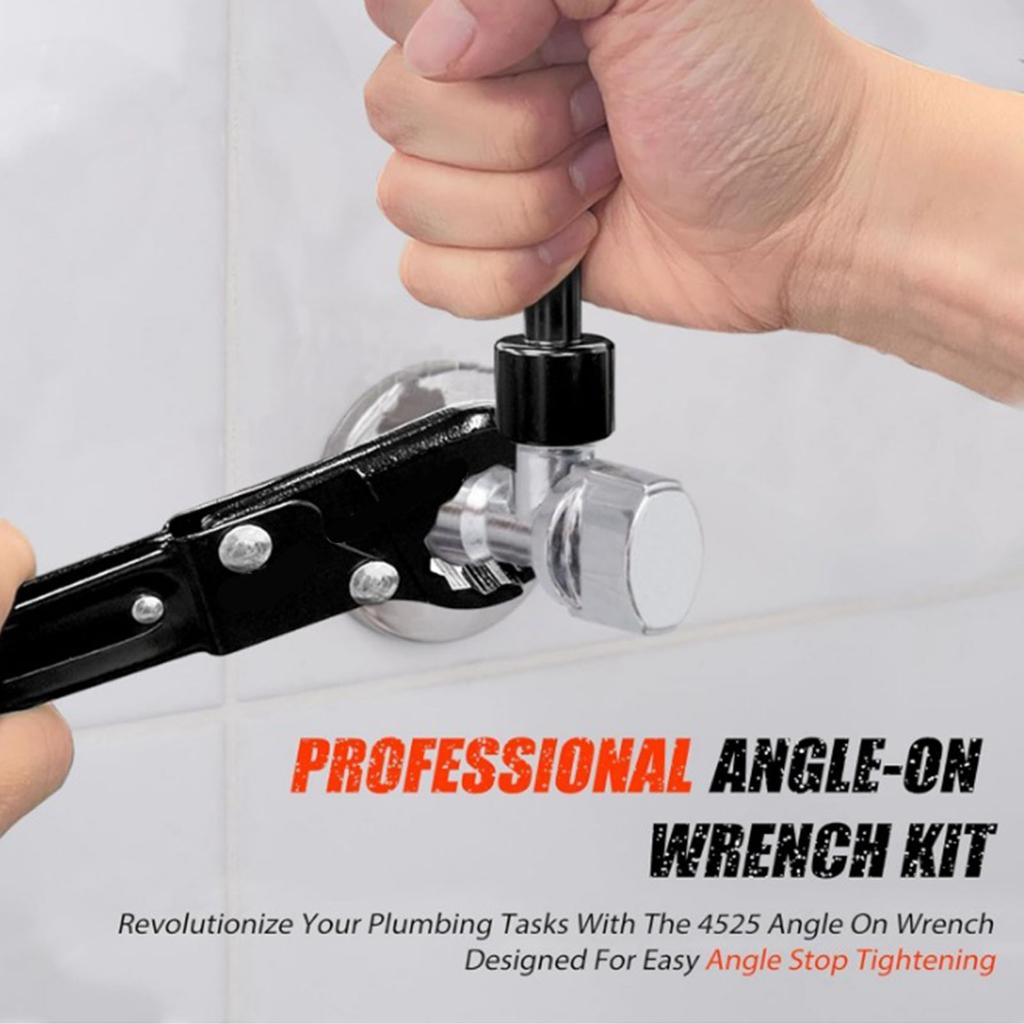 Klucz do zaworu kątowego Niklowana stal Nakrętka Dokręcanie Narzędzie klucz hydrauliczny Pasuje do 3/8 lub 1/2 cala MP