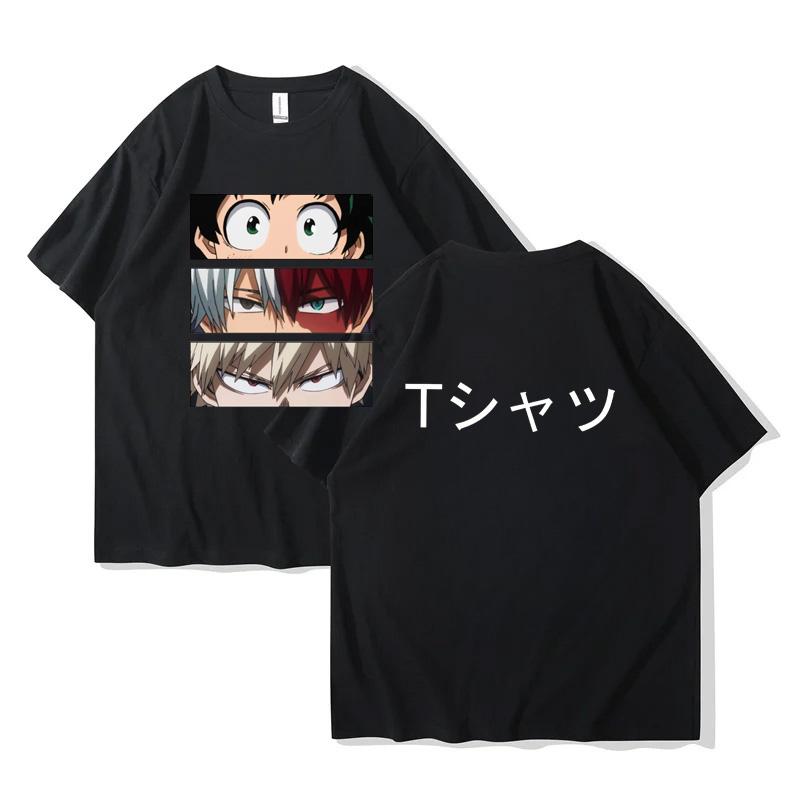 my hero academia High Quality Cotton EU size top comic manga men Tee manga unisex clothing