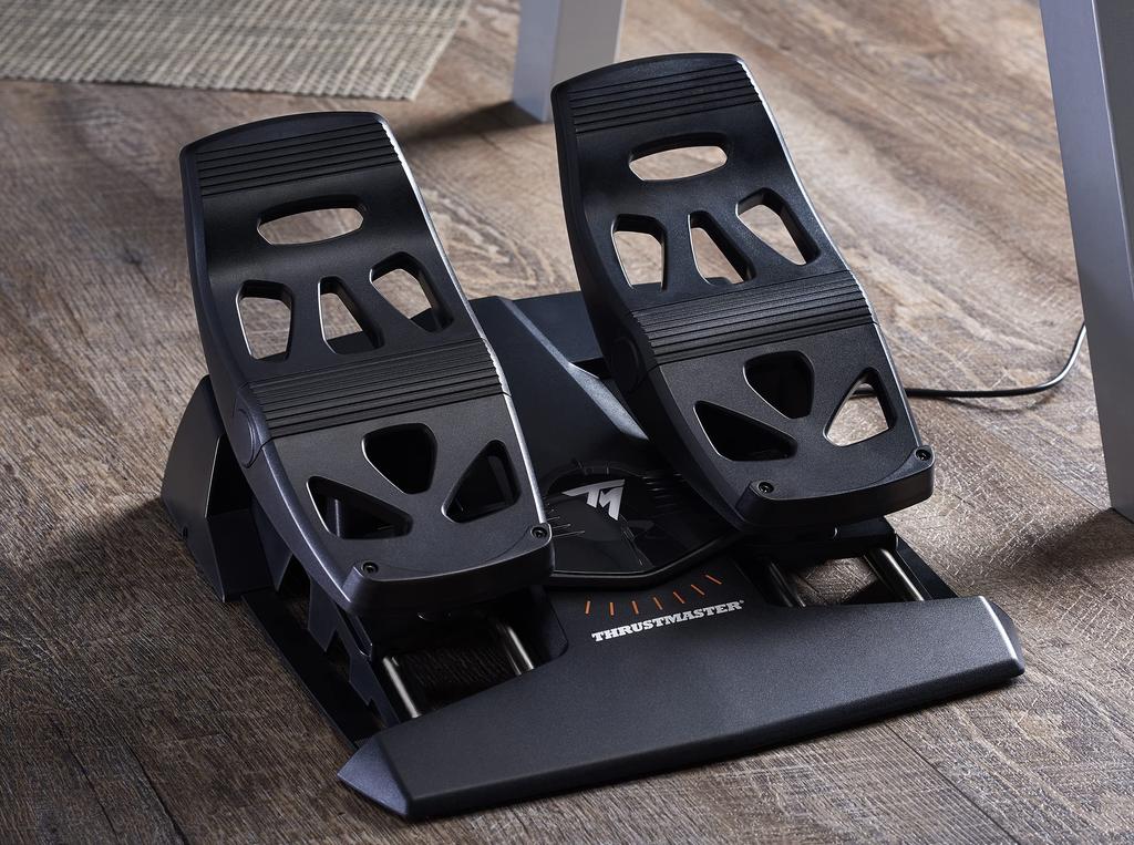 Offiziell lizenziertes Thrustmaster TCA Officer Pack Airbus Edition Umfassendes Flugsteuerungssystem mit Sidestick und Schubhebel für PC