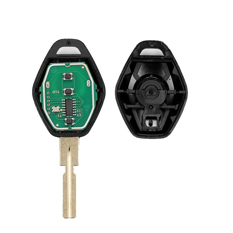 WKRA1 ID44Chip Remote Car Key EWS System Keyless 315/433MHz Compatible with for BMW E46 X3 E38 E39 Z4 X X5 Z3 Z with Battery Car Key