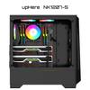 Novonest upHere 120mm ARGB PC Case Fan, Silent, High Performance, AURA Sync Compatible, LED 5V PWM, 5-Piece Set, White [NT1207-5-JP]