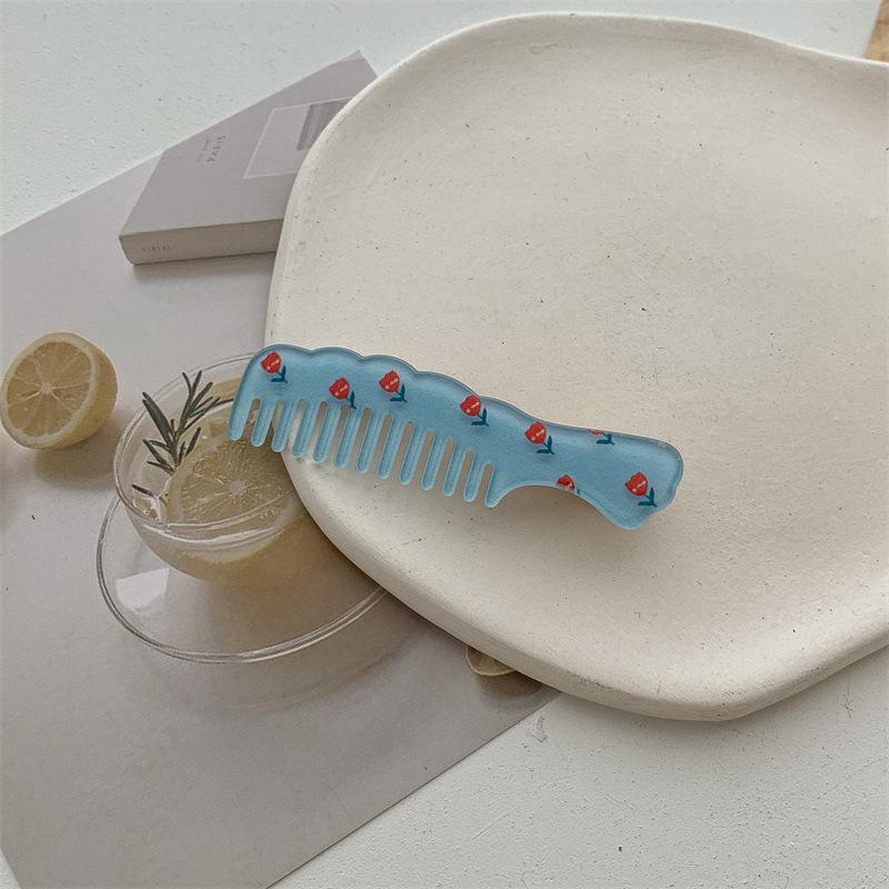 Dziewczęcy Kwiat Słodki Grzebień Wsuwka do Włosów: Kreatywna japońska i koreańska grzywka i klips boczny akcesorium do włosów