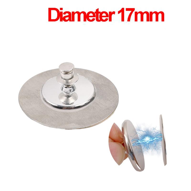 Magnetische Vorhang-Knopfclips Nagelfrei Abnehmbare Vorhangmagnet-Schnallen Verhindern Licht Fensterscheibe Schließen Heimdeko-Zubehör