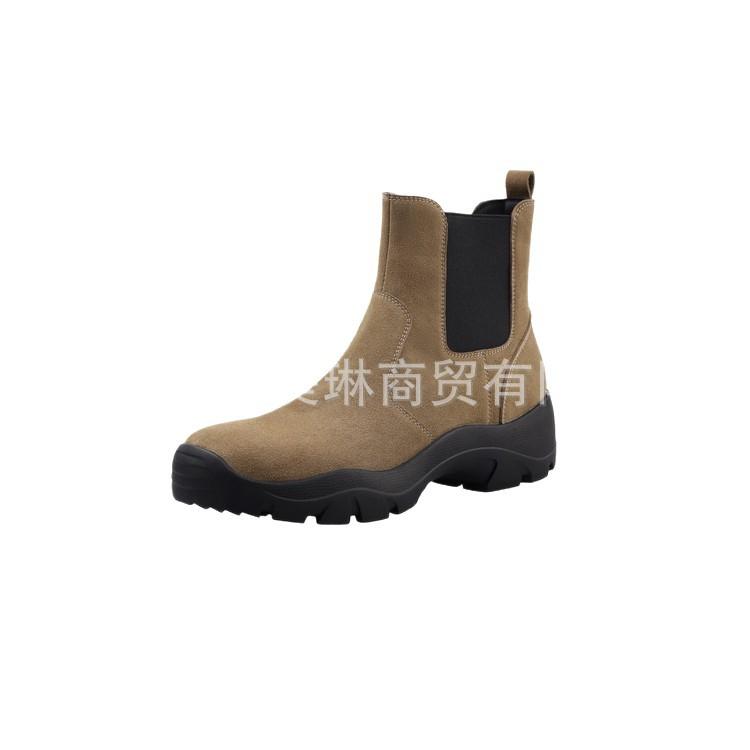 Frosted leather outdoor non-slip short boots for women 2025 autumn and winter one-pedal round head leisure sports thick bottom comfortable versatil