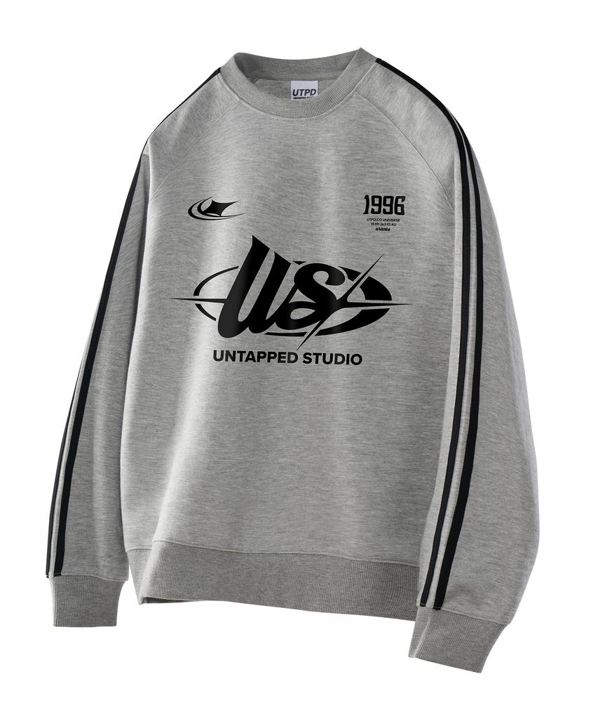UNTAPPED STUDIO 1996 Us Track Sporty Oversized Sweatshirt 3 Colors