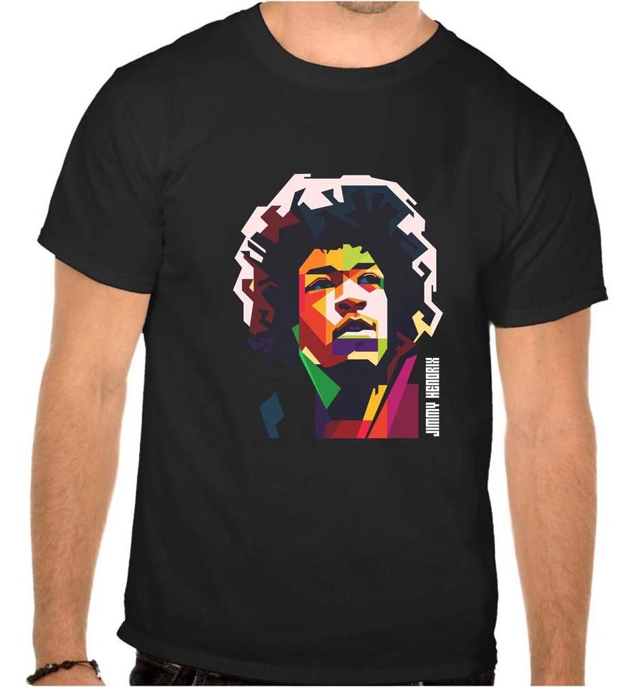 Jimi Hendrix Rock Music Logo Black TShirt 1156100 Handmade S