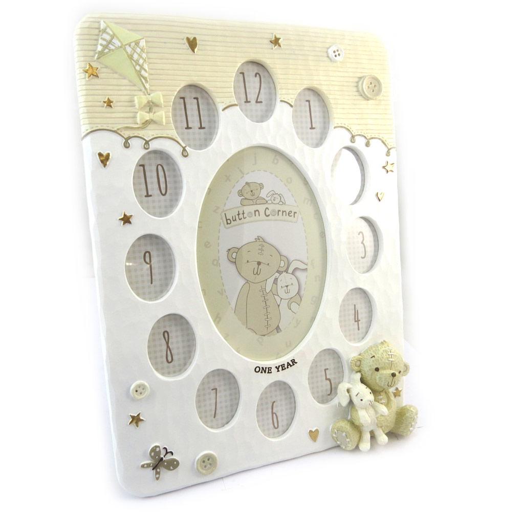 Les Trésors De Lily [N5208] - White Beige '1st Year' Collage (Teddy Bear)