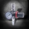 Practical 1/4" Spray Paint Guns Air Regulator Gauge Air Adjusting for Valve Regulator for Spray Guns and Pneumatic Tools