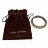 Excellent LOUIS VUITTON Bangle Brasserie Unclosure TPM Clear brown Women M65867 Used