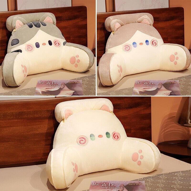 Bed Reading and Playing Mobile Phone Pillow Sofa Cushion Bedside Pillow Removable and Washable Waist Support Large Back Cushion