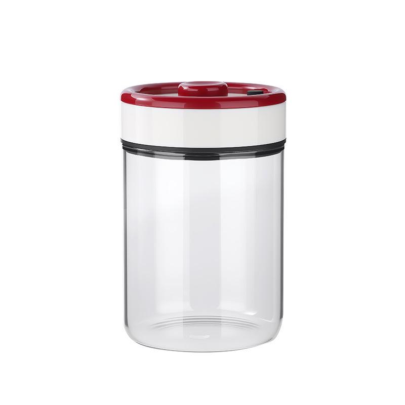 Vacuum-Sealed Glass Storage Jar for Coffee, Tea, Milk Powder, and More - Moisture-Proof Preservation