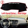 Dashboard Cover Protective Pad for Hyundai I20 GB IB 2014 2015 2016 2017 2018  Car Dash Board Sunshade Anti-UV Carpet