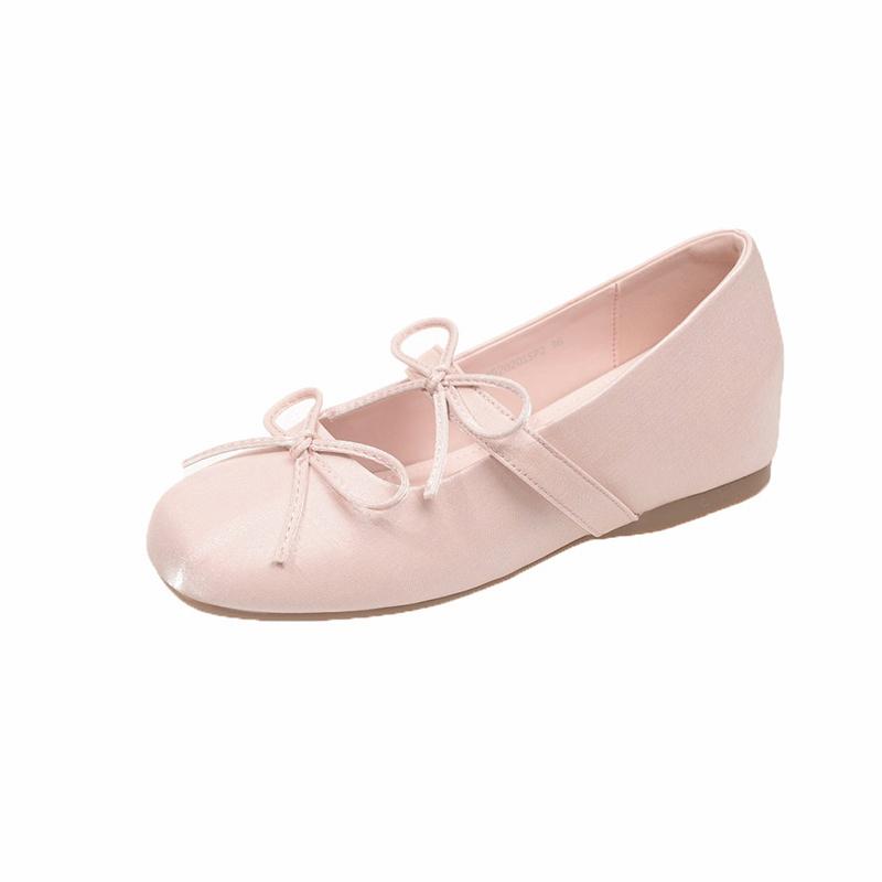 New Butterfly-knot Women Mary Jane Shoes Fashion Slip on Internal Elevation Shoes Ladies Outdoor Dress Shoes