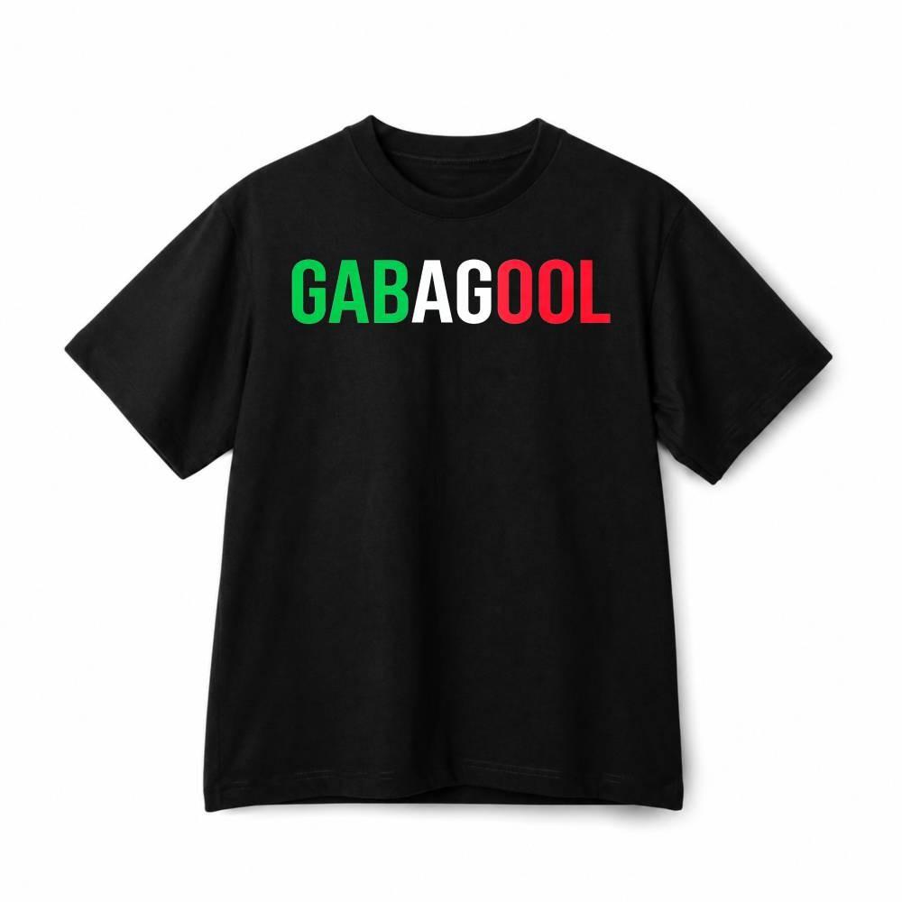 Gabagool Italian Flag Colors Funny Food Retro Graphic Cotton T-Shirt Unisex