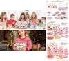 Charming Children's Tea Party Playset With Colorful Tin Tea Set And Sweet Treats