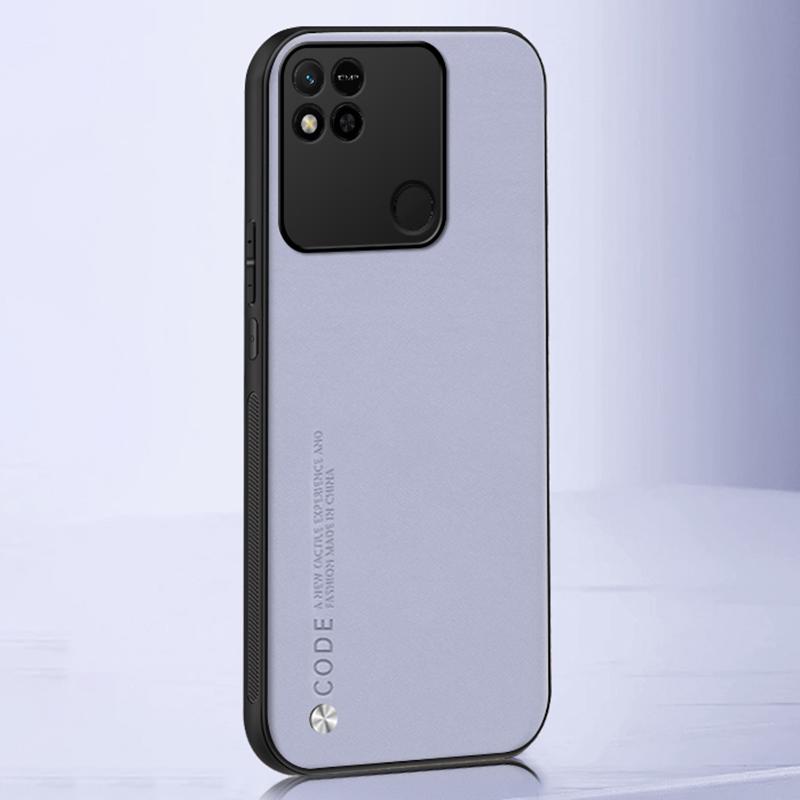 Lüks Deri telefon kılıfı Xiaomi Redmi Için 10 10A 10C Mat Kapak Silikon Koruma Kılıfı Redmi 9 9A 9C NFC 9T Coque