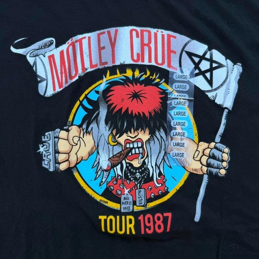 Retro Motley Crue Rock Band Rock Black Unisex T Shirt Men Women S-5XL Unisex T-Shirt