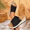 Plus-size Platform Shoes, Women's New Leather Platform Slippers