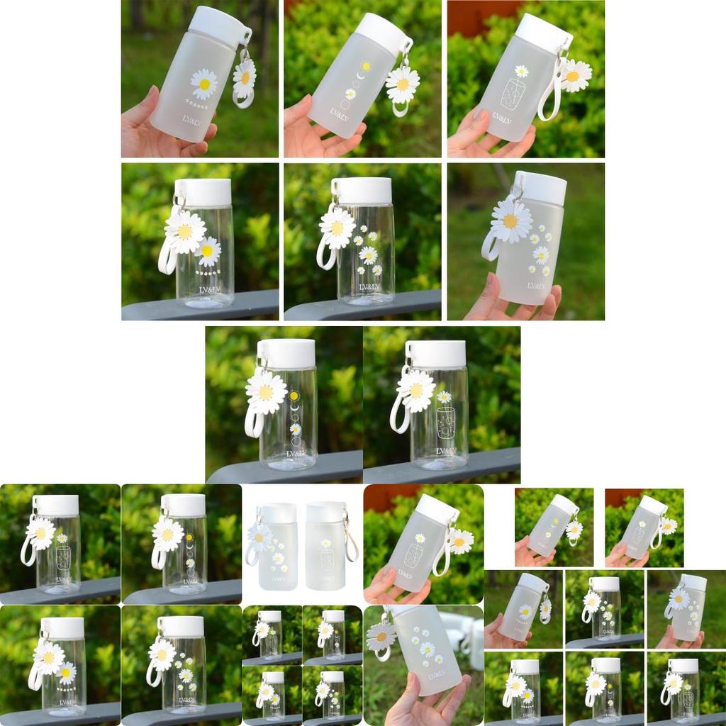 Creative Plastic Cup For Students Daisy Design, Anti-fall And High Temperature Resistant