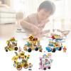 Block Dessert Building City Street View Model Kid Multi Shape Jigsaw Puzzle Gift