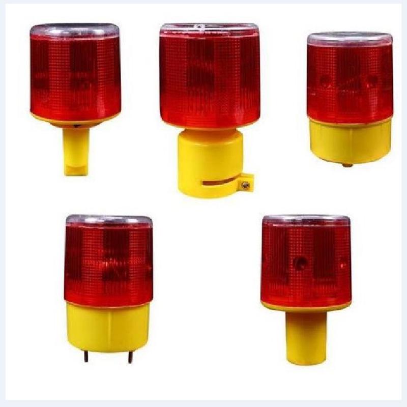 Solar LED Traffic Safety Flashing Signal Light for Construction & Nighttime Warning