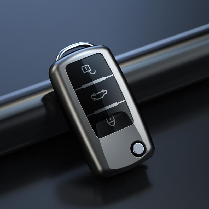 Fashion Car Key Case Cover For VW Volkswagen Golf 7 MK7 Tiguan MK2 For Seat Ateca Leon FR 2 Ibiza Skoda Octavia Kodiaq