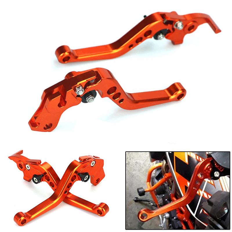 

Регулируемые рычаги сцепления и тормоза для KTM Duke/RC 250/390 (2013-2016) оранжевый