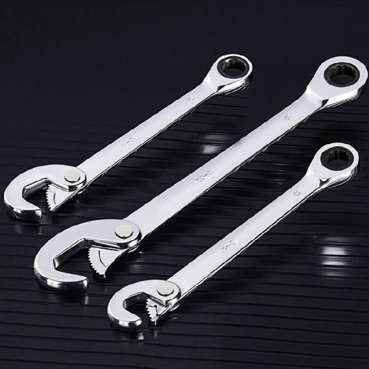 AntiSlip Handle Ratcheting Wrench Tool With Reinforced Steel Cores for Professional Bolt Fastening Repairs Hand Tool